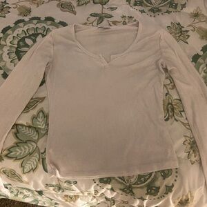 Tj Maxx White Long Sleeve Tee.